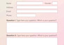 create a restaurant survey form